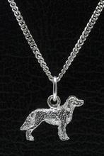 Zilveren Epagneul francais ketting hanger - klein, Verzenden, Nieuw
