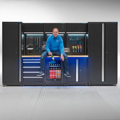 Datona Werkplaatsinrichting PREMIUM eiken werkblad met, Doe-het-zelf en Verbouw, Werkbanken, Nieuw, Ophalen of Verzenden