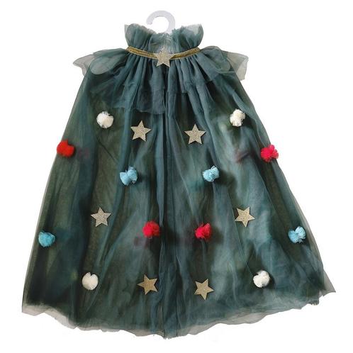 Kerst Cape Groen, Kinderen en Baby's, Carnavalskleding en Verkleedspullen, Nieuw, Verzenden