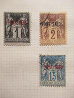 Port Said - Geavanceerde verzameling postzegels, Gestempeld