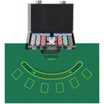 TRUUSK Pokerset Pokerkoffer - 400 Chips - 11,5 Gram - 2 Kaar, Sport en Fitness, Verzenden, Nieuw