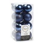 Kerstballen set | Decoris | Ø 4 cm | 16 stuks (Blauw), Diversen, Kerst, Verzenden, Nieuw