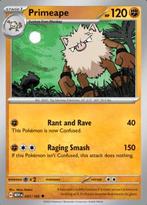 Primeape 057/165 reverse holo pokemon 151, Ophalen of Verzenden, Nieuw, Losse kaart, Foil