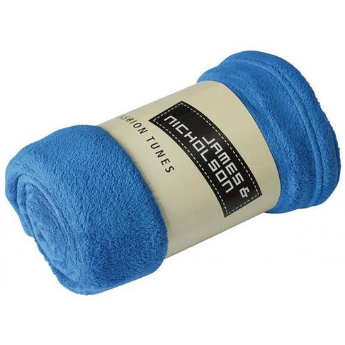 Microvezel fleece deken kobalt - Plaids en fleece dekens, Huis en Inrichting, Woonaccessoires | Plaids en Woondekens, Ophalen of Verzenden