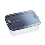 Lässig Lunchbox Broodtrommel RVS Solid dark blue/light blue, Verzenden, Nieuw