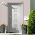 vidaXL Voordeur 98x190 cm PVC wit, Verzenden, Nieuw