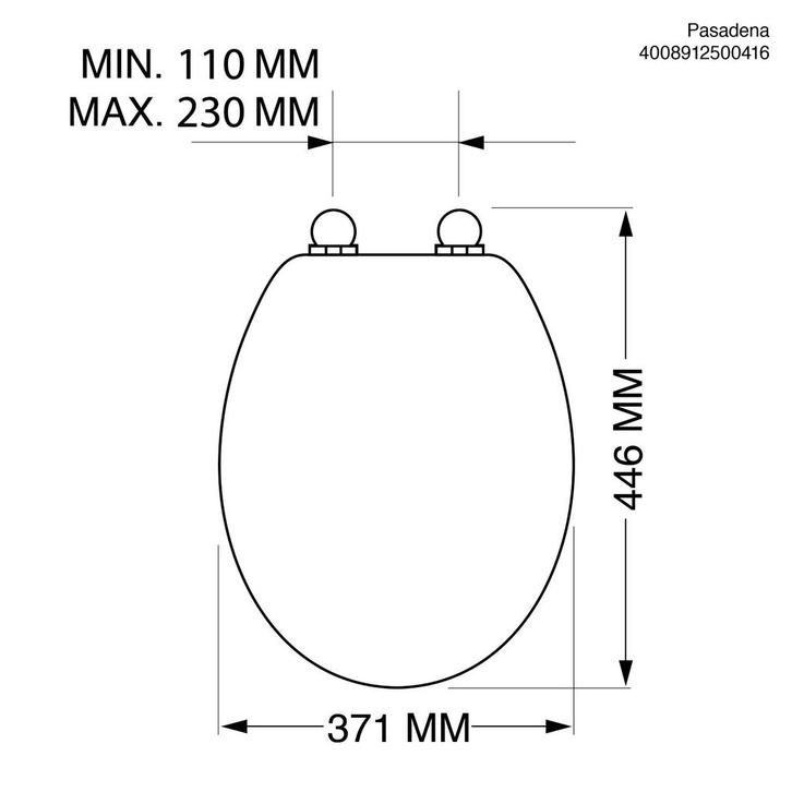 Toiletzitting Tiger Pasadena Thermoplast Softclose, Huis en Inrichting, Badkamer | Badtextiel en Accessoires, Ophalen of Verzenden