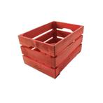 HoutHout Transport Krat  Hout Roze M, Fietsen en Brommers, Fietsaccessoires | Fietsmanden, Verzenden, Nieuw