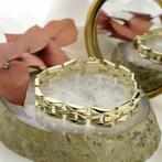 Gouden Bismarck schakelarmband, Ophalen of Verzenden, Gebruikt, Overige kleuren, Goud