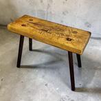 Kruk - Eik - Oude handgemaakte eikenhouten kruk