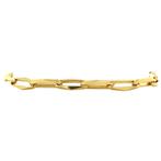 Vintage gouden Closed forever armband 14 krt, Sieraden, Tassen en Uiterlijk, Armbanden, Ophalen of Verzenden, Nieuw