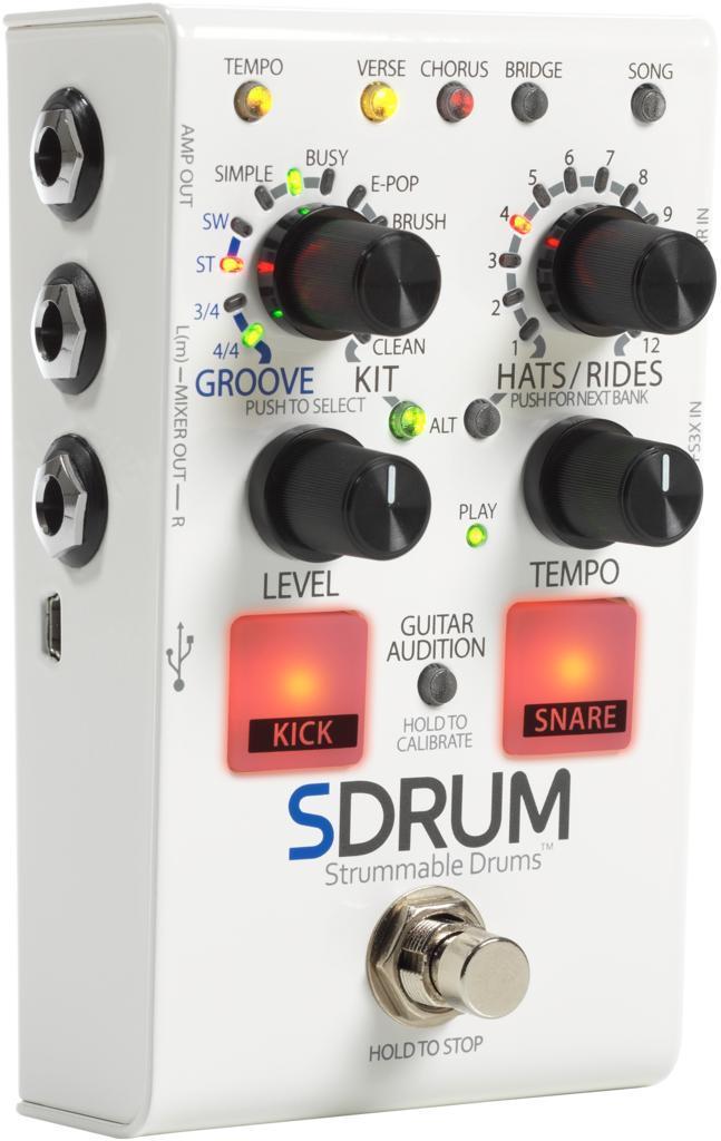 Digitech Effect Pedal SDRUM Strummable Drums VERSIE 04 NIEUW, Muziek en Instrumenten, Effecten, Overige typen, Nieuw, Ophalen of Verzenden
