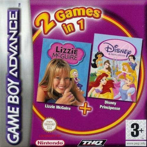 Lizzie McGuire + Disney Princess (Losse Cartridge), Spelcomputers en Games, Games | Nintendo Game Boy, Zo goed als nieuw, Ophalen of Verzenden