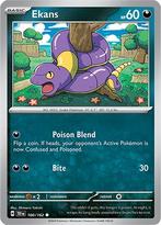 Ekans 100/162 reverse holo Temporal forces, Hobby en Vrije tijd, Verzamelkaartspellen | Pokémon, Ophalen of Verzenden, Nieuw, Losse kaart