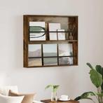 vidaXL Tijdschrift Rek Gerookt eiken 80 x 12 x 70 cm Bewerkt, Huis en Inrichting, Verzenden, Nieuw