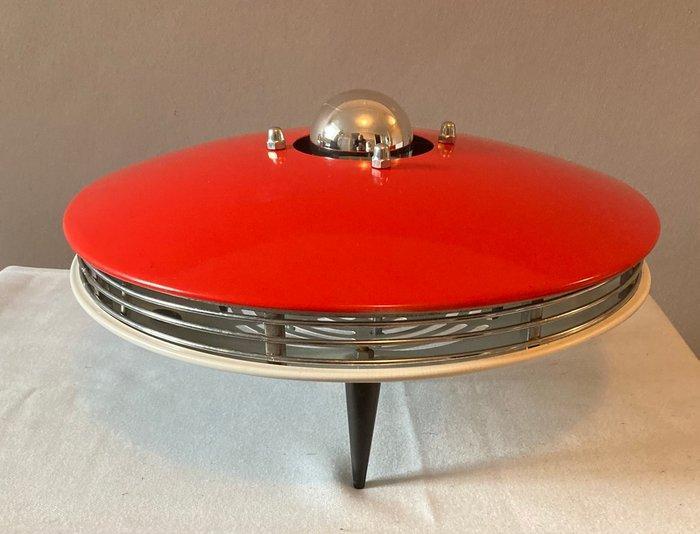 Itho - Lamp - Staal - UFO Lamp converted from a Kachel, Antiek en Kunst, Antiek | Wandborden en Tegels