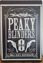 Peaky Blinders zwart reclamebord, Verzamelen, Merken en Reclamevoorwerpen, Nieuw, Verzenden