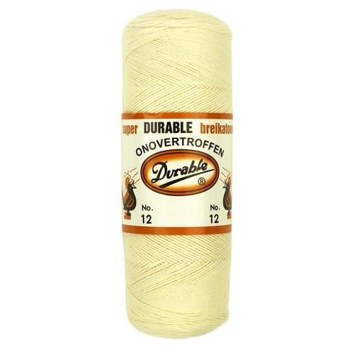 Durable Breikatoen Nr. 12 - 087 ecru - Katoen Garen, Hobby en Vrije tijd, Breien en Haken, Ophalen of Verzenden