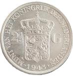 Nederlandse zilveren Rijksdaalder 1943 Denver - Wilhelmina, Postzegels en Munten, Munten | Nederland, Verzenden, Koningin Wilhelmina