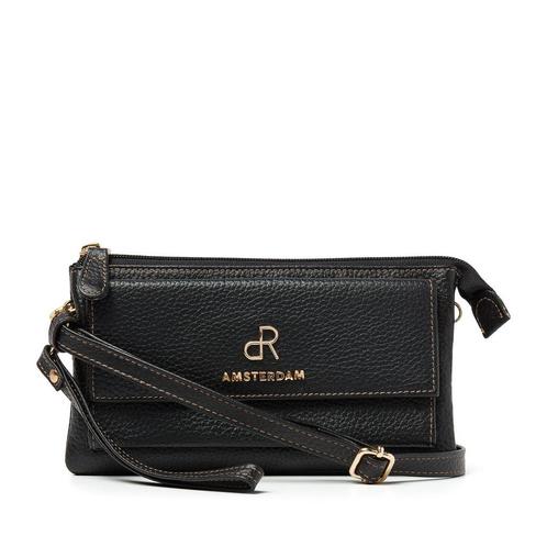 -50% dR Amsterdam  dR Amsterdam Schoudertas / clutch  maat O, Sieraden, Tassen en Uiterlijk, Tassen | Damestassen, Zwart, Nieuw
