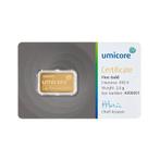 Umicore goudbaar 2,5 gram (LBMA certificaat), Verzenden, Goud