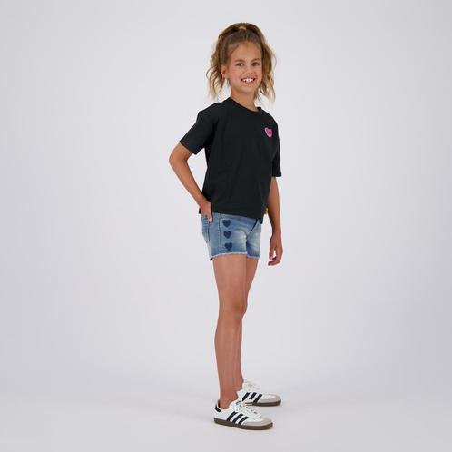 Dafina Heart Jeansshort – Speels  Perfect voor Zonnige Maat, Kinderen en Baby's, Kinderkleding | Maat 104, Meisje, Nieuw, Broek