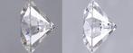 Zonder Minimumprijs - 2 pcs Diamant (Natuurlijk) - 0.60 ct -, Sieraden, Tassen en Uiterlijk, Edelstenen, Nieuw