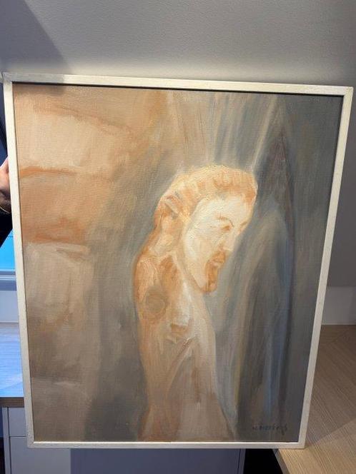 Herman Hertogs (1944) - Christus 13e siècle, Antiek en Kunst, Kunst | Schilderijen | Modern