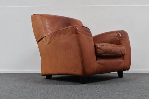 Molinari - Fauteuil - Softtail - Leder, Antiek en Kunst, Antiek | Meubels | Stoelen en Banken