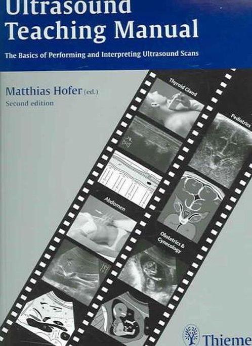 Ultrasound Teaching Manual 9781588902795, Boeken, Schoolboeken, Zo goed als nieuw, Verzenden
