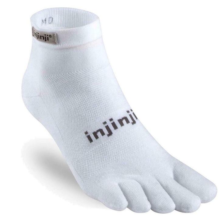 Injinji Run Lightweight Mini-Crew  Wit - 44-47, Sport en Fitness, Bergsport en Wandelen, Kleding, Nieuw, Verzenden