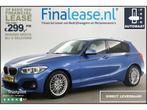 BMW 1-serie €299pm, Auto's, BMW, Automaat, Overige carrosserieën, Blauw, Nieuw