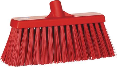 Vikan bezem 30 cm rood harde vezel, Huis en Inrichting, Schoonmaakartikelen, Verzenden