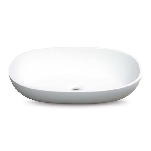 Opzetwastafel Luca Sanitair Ovaal 57x38x13.5 Solid Surface, Doe-het-zelf en Verbouw, Sanitair, Overige typen, Nieuw, Ophalen of Verzenden