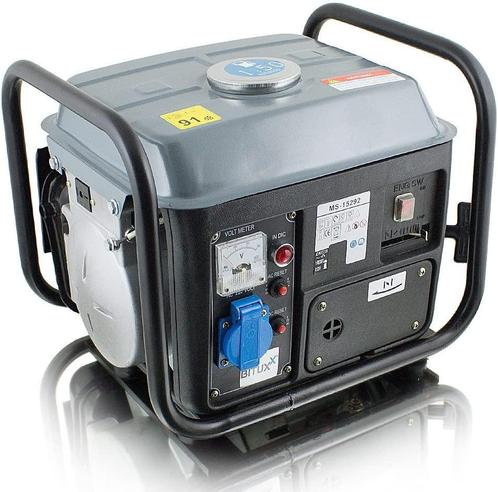Benzine noodstroom aggregaat generator - 850 Watt -4,2 Liter, Doe-het-zelf en Verbouw, Aggregaten, Benzine, Nieuw, Ophalen of Verzenden