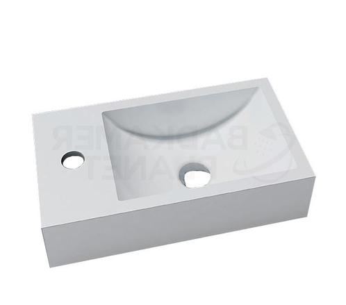 Sani Royal Solid Surface Fontein Recto 40x22x10 cm, Doe-het-zelf en Verbouw, Sanitair