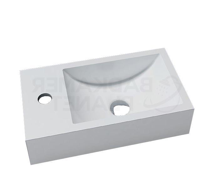 Sani Royal Solid Surface Fontein Recto 40x22x10 cm, Doe-het-zelf en Verbouw, Sanitair