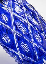 Imposing Haida Art Deco Faceted Crystal Glass Vase 1930, 25, Antiek en Kunst, Antiek | Glas en Kristal