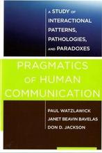 9780393710595 Pragmatics Of Human Communication - A St, Paul Watzlawick, Zo goed als nieuw, Verzenden