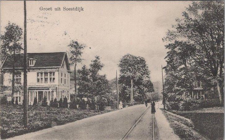 SOESTDIJK - Dorpsgezicht, groet uit Soestdijk, Verzamelen, Ansichtkaarten | Nederland, Verzenden