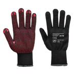 GGM Gastro | (10 paar) PVC knobby handschoen - Zwart/Rood -, Verzenden, Nieuw, Werkschoenen, GGM Gastro