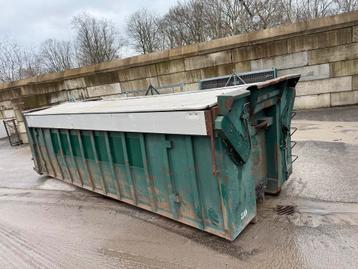 Vloestof dicht slib container met Aluminium kleppen haakarm beschikbaar voor biedingen