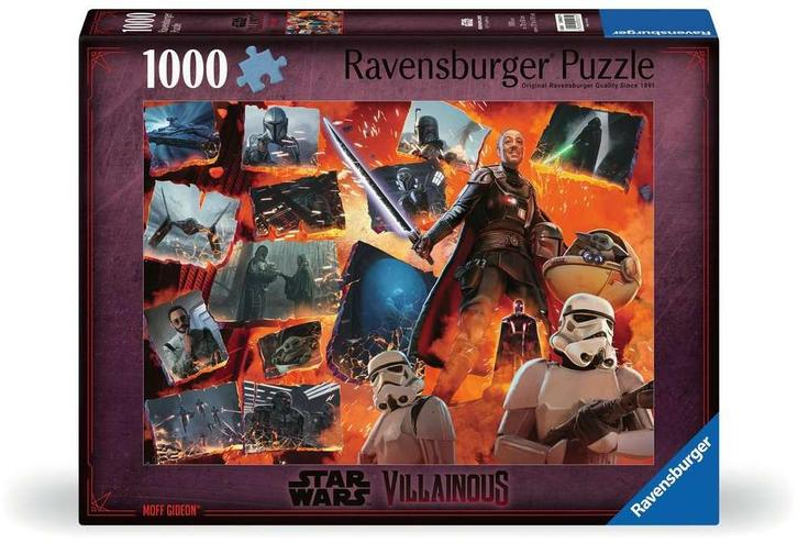 Star Wars Villainous - Moff Gideon Puzzel (1000 stukjes) |, Hobby en Vrije tijd, Denksport en Puzzels, Nieuw, Verzenden