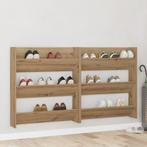 vidaXL Wand Schoenenkasten met plank Anders met opslag 2 pcs, Huis en Inrichting, Verzenden, Nieuw