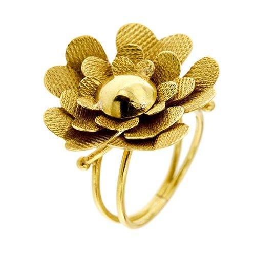Ring - 18 karaat Geel goud, Sieraden, Tassen en Uiterlijk, Ringen