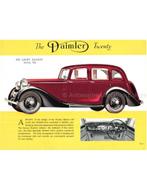 1939 DAIMLER TWENTY BROCHURE ENGLISH, Boeken, Nieuw, Author