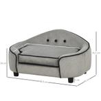 TRUUSK Pet Sofa - Hondenmand van Natuurlijk Hout en Pluche -, Dieren en Toebehoren, Honden-accessoires, Verzenden, Nieuw