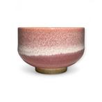 Uitstekende Kiln-Changed Roze Temmoku Theebowl door Meester