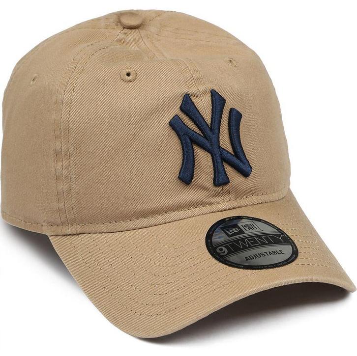 New Era NY Yankees Cap Washed Kaki maat one size Heren, Kleding | Heren, Hoeden en Petten, Nieuw, Verzenden