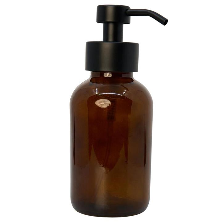 Glazen Fles met schuimpomp, Sieraden, Tassen en Uiterlijk, Uiterlijk | Lichaamsverzorging, Bodylotion, Crème of Olie, Nieuw, Verzenden